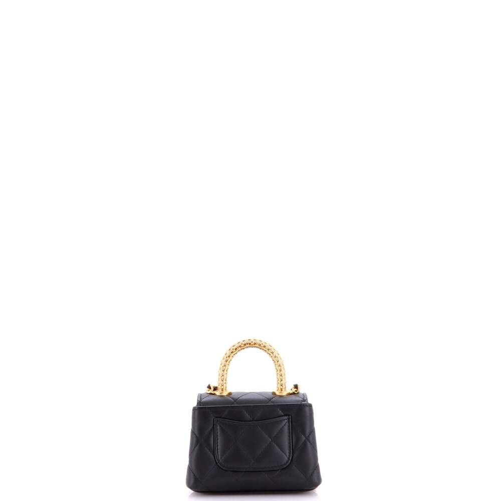 Chanel Coco Top Handle Clutch With #258297C43B - Picture 3 of 7